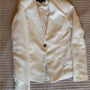 Forever 21 Cream Women's Blazer